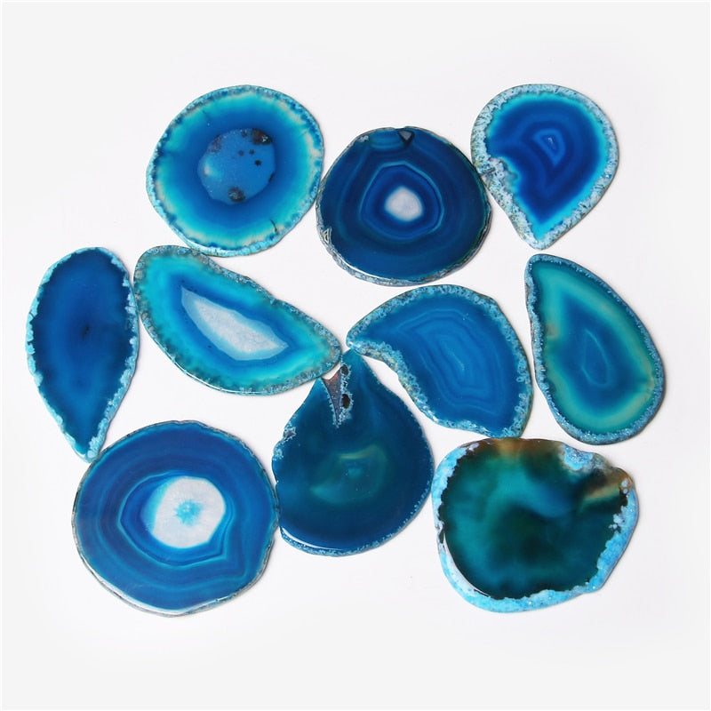 50-80mm Irregular Natural Onyx Agates Geode Slice No Hole Reiki Healing Chakra Stone For Home Decoration Finding Mineral Gifts - my-magic-mirror