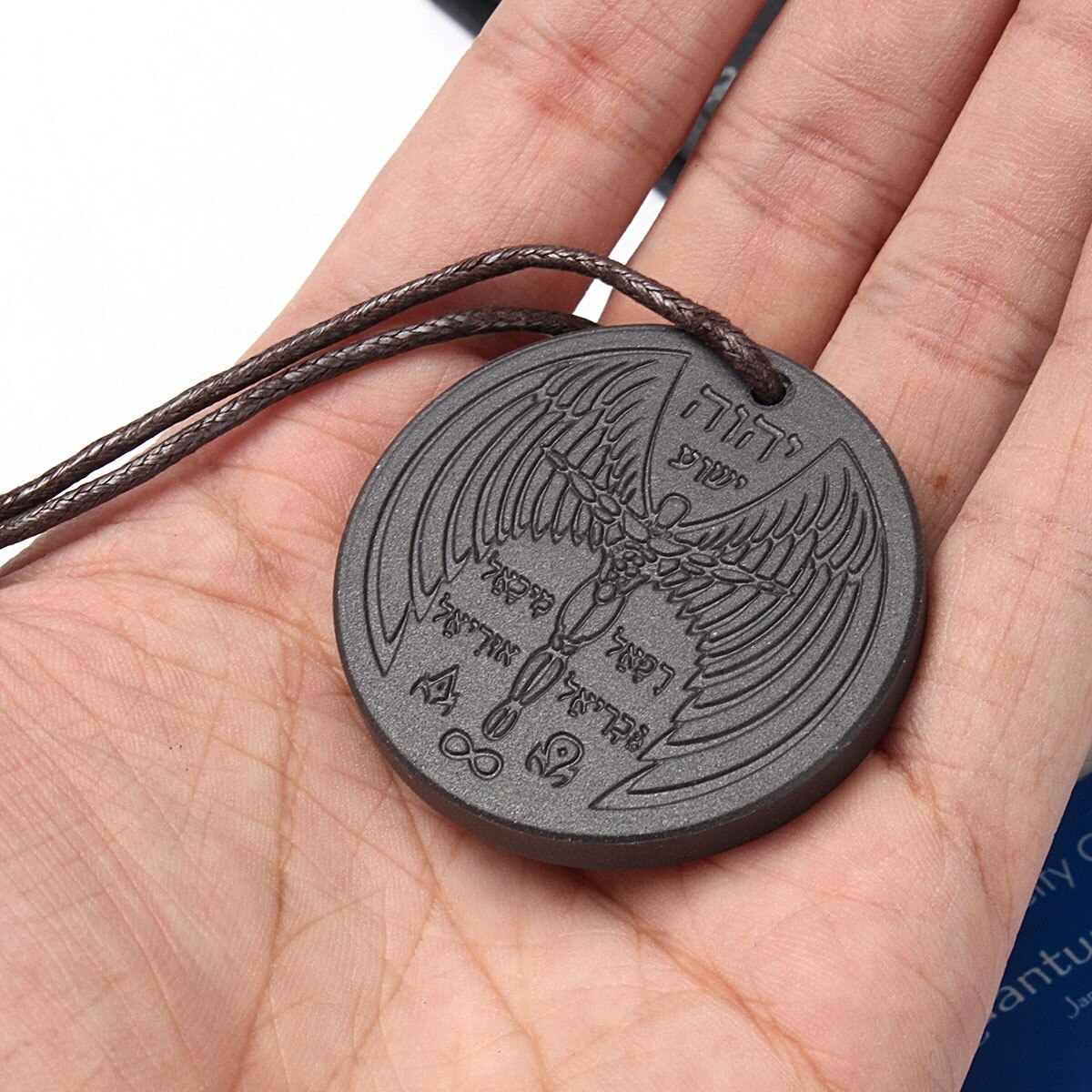 High Ions 6000-7000CC Lava Pendants Scalar Energy Charms Angel Spiritual Health Jewelry Gift Rope & Box Stock Drop Shipping - my-magic-mirror