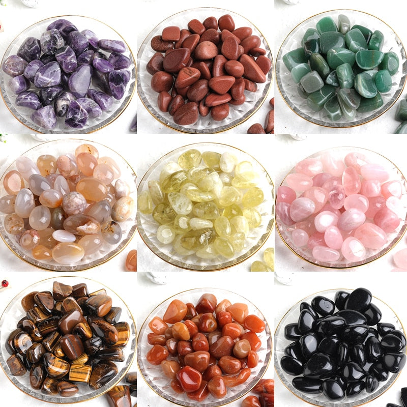1PC Natural Crystal Amethyst Rose Quartz Gravel Irregular Polishing Minerals Specimen Reiki Healing Stone Aquarium Home Decor - my-magic-mirror