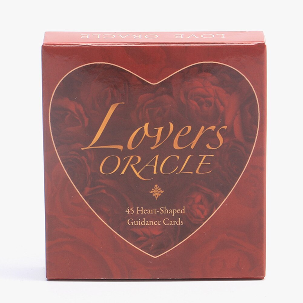 45pcs Love Oracle Cards Tarot Deck Board Games Playing Cards Heart Fortune Telling Cards Spiritual Poker Party Interactive Toy - my-magic-mirror