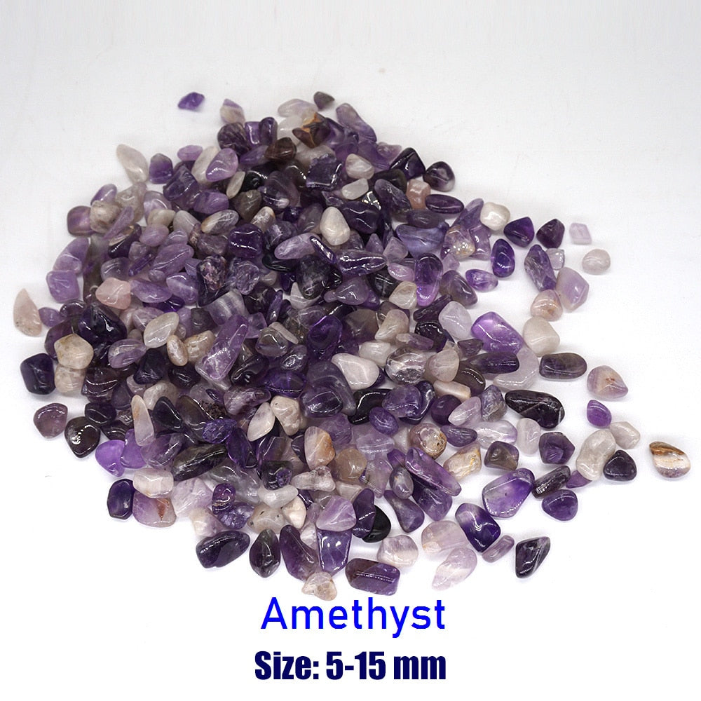 Natural Stones Gravel Crystals Chip Quartz Ore Minerals Reiki Healing Tumbled Agates Specimen Gemstones Home Aquarium Decoration - my-magic-mirror