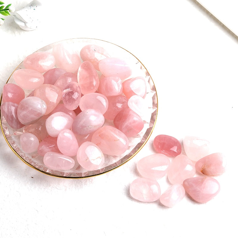 1PC Natural Crystal Amethyst Rose Quartz Gravel Irregular Polishing  Minerals Specimen Reiki Healing Stone Aquarium Home Decor - my-magic-mirror