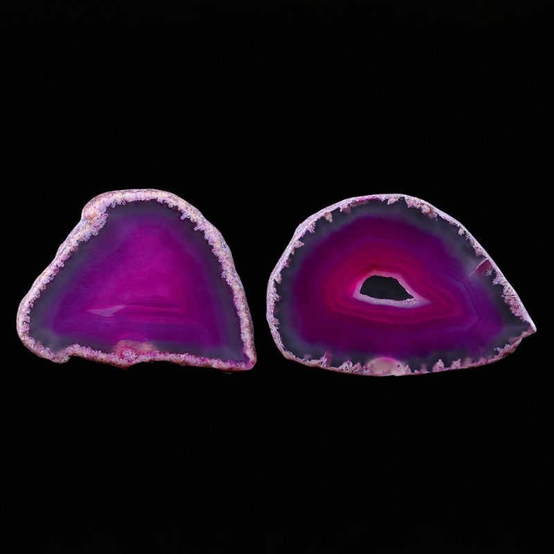 Natural Agate Geode Polished Irregular Crystal Slice Stone DIY Pendant Mineral Home Decoration - my-magic-mirror