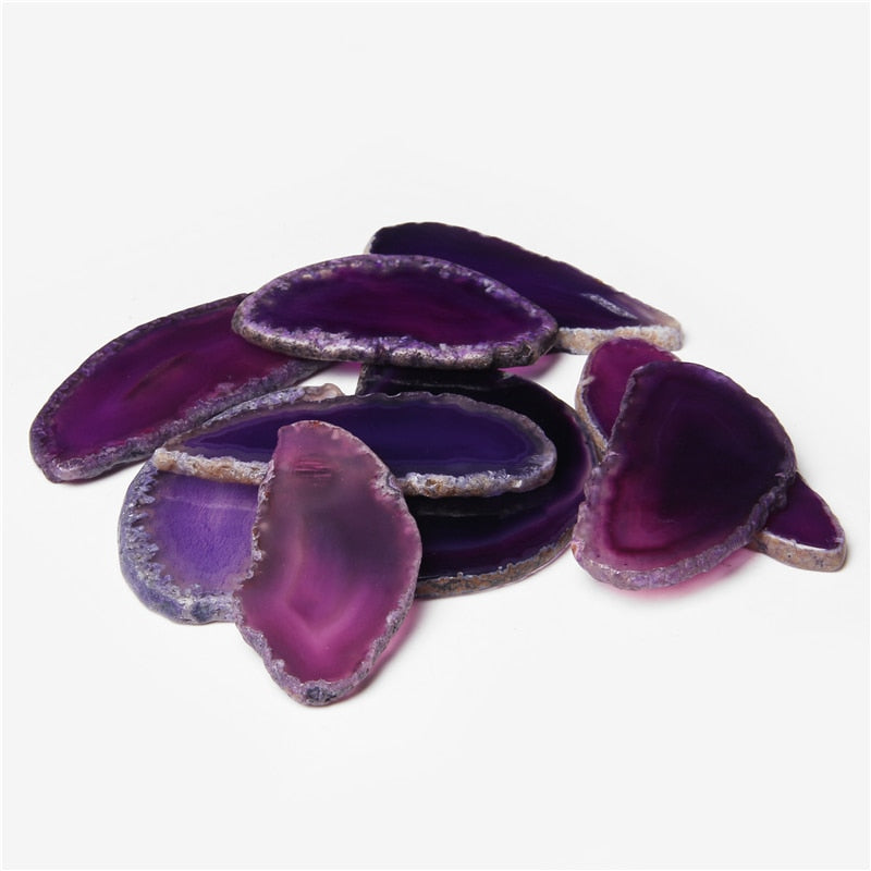 50-80mm Irregular Natural Onyx Agates Geode Slice No Hole Reiki Healing Chakra Stone For Home Decoration Finding Mineral Gifts - my-magic-mirror