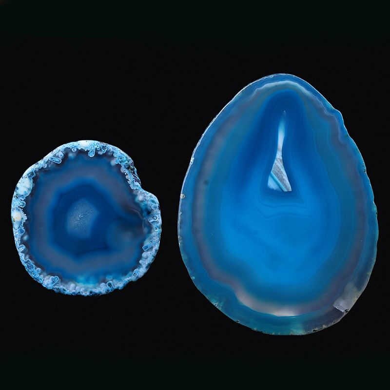 Natural Agate Geode Polished Irregular Crystal Slice Stone DIY Pendant Mineral Home Decoration - my-magic-mirror