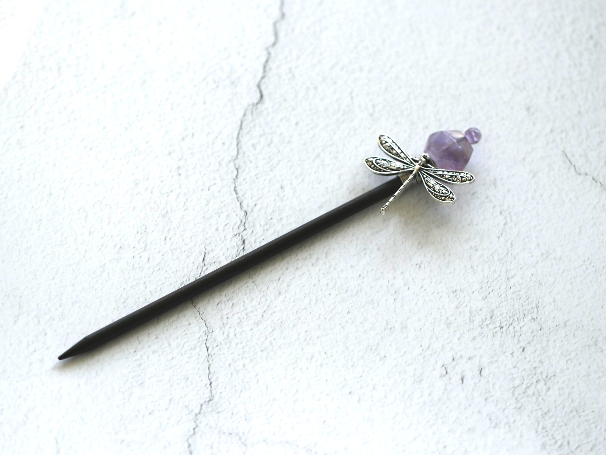 Handmade Crafts Vintage Witch wand magic wand Crystal Hairpin Witch Branch White Quartz Hair Stick wiccan Bridal Wedding Gift - my-magic-mirror