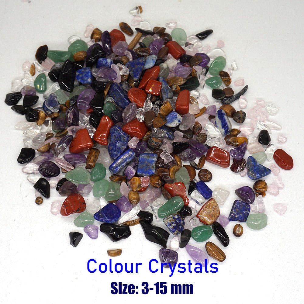 Natural Stones Gravel Crystals Chip Quartz Ore Minerals Reiki Healing Tumbled Agates Specimen Gemstones Home Aquarium Decoration - my-magic-mirror