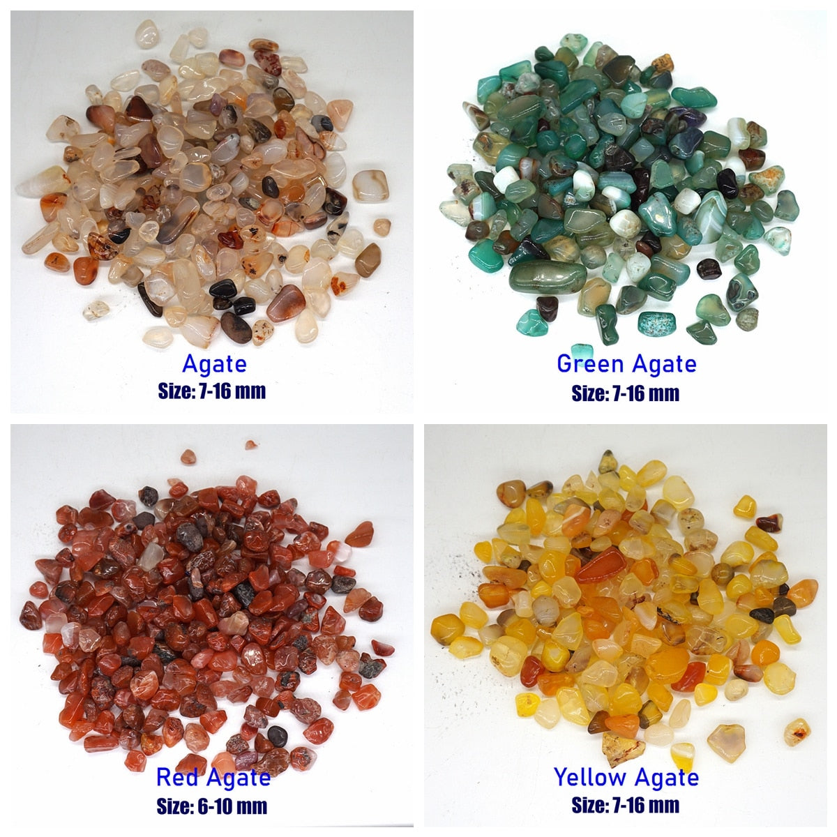 Natural Stones Gravel Crystals Chip Quartz Ore Minerals Reiki Healing Tumbled Agates Specimen Gemstones Home Aquarium Decoration - my-magic-mirror