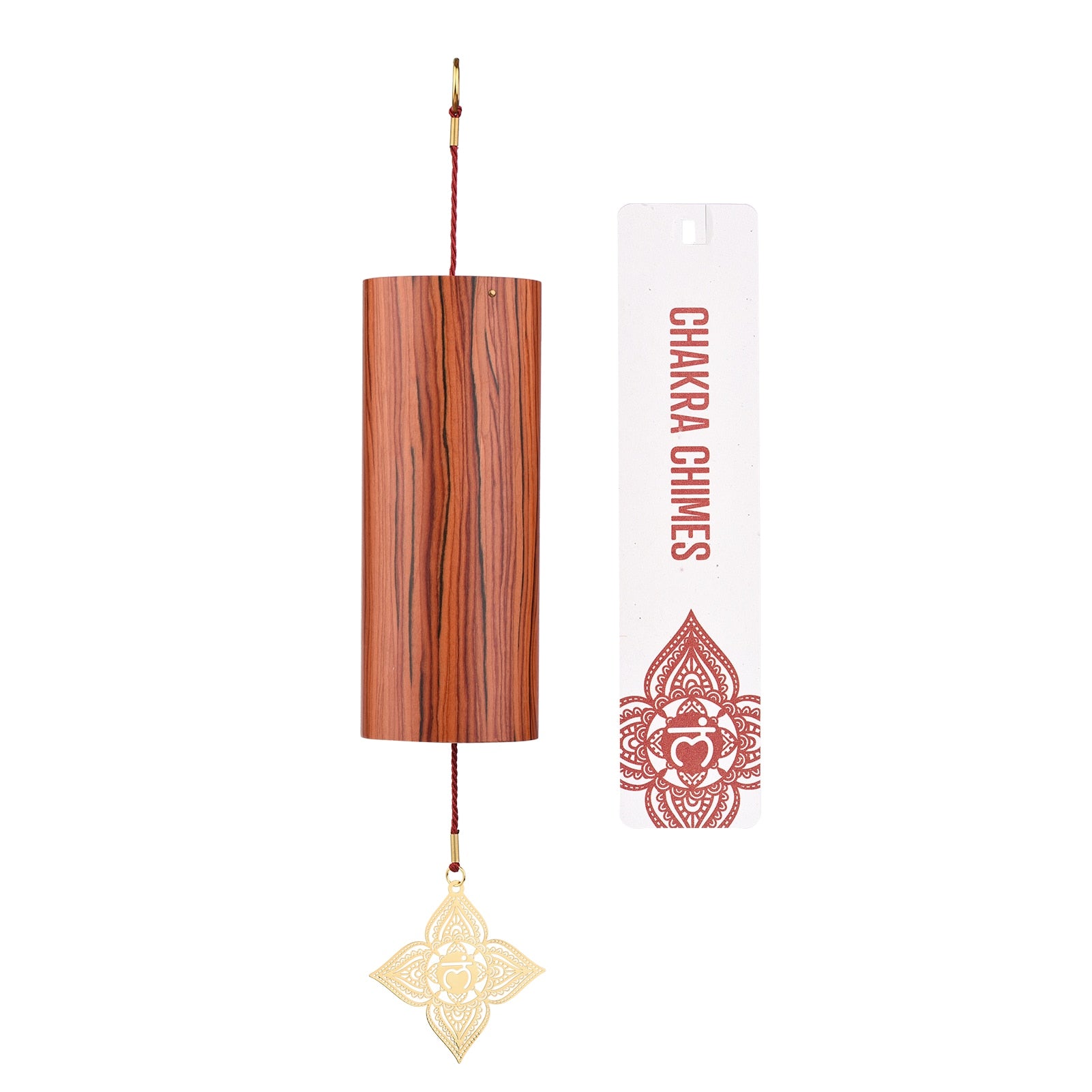 Chakra Chimes Natural Bamboo Wind Chime Meditation Chord Windbell for Outdoor Garden Patio Home Decoration Meditation Relaxation - my-magic-mirror