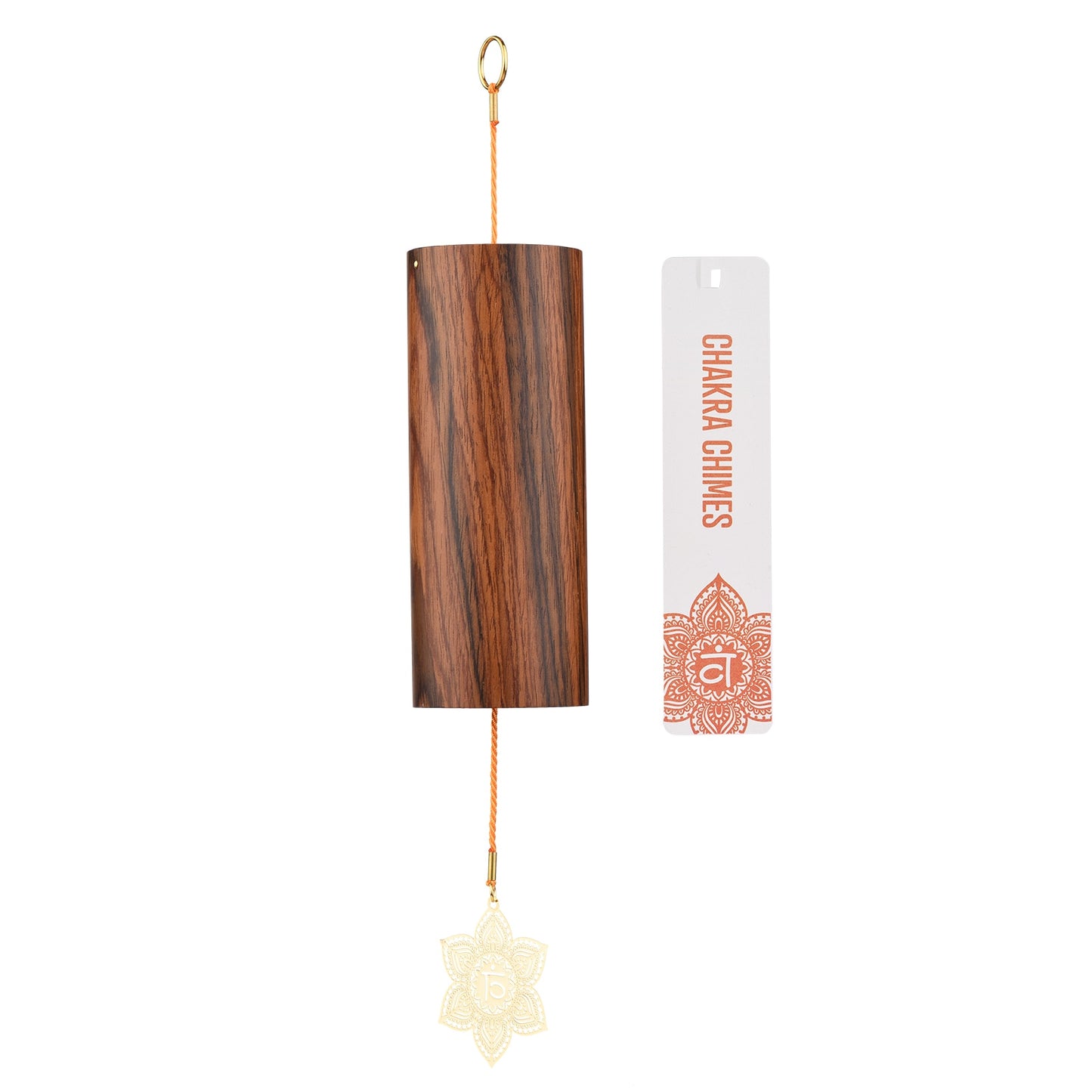 Chakra Chimes Natural Bamboo Wind Chime Meditation Chord Windbell for Outdoor Garden Patio Home Decoration Meditation Relaxation - my-magic-mirror