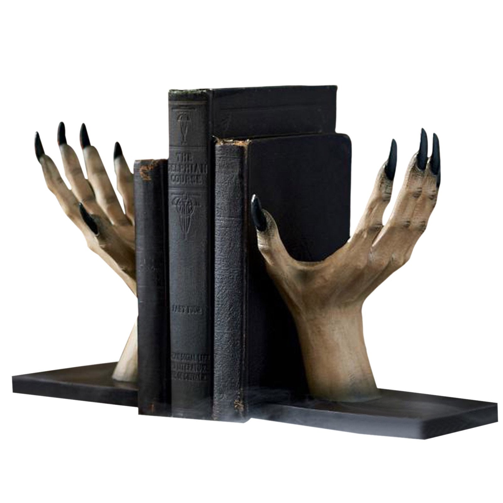 Halloween Witch Hand Holder Halloween Party Resin Table Book End Decoration For Shelves Witch Hand Stand Bookends - my-magic-mirror